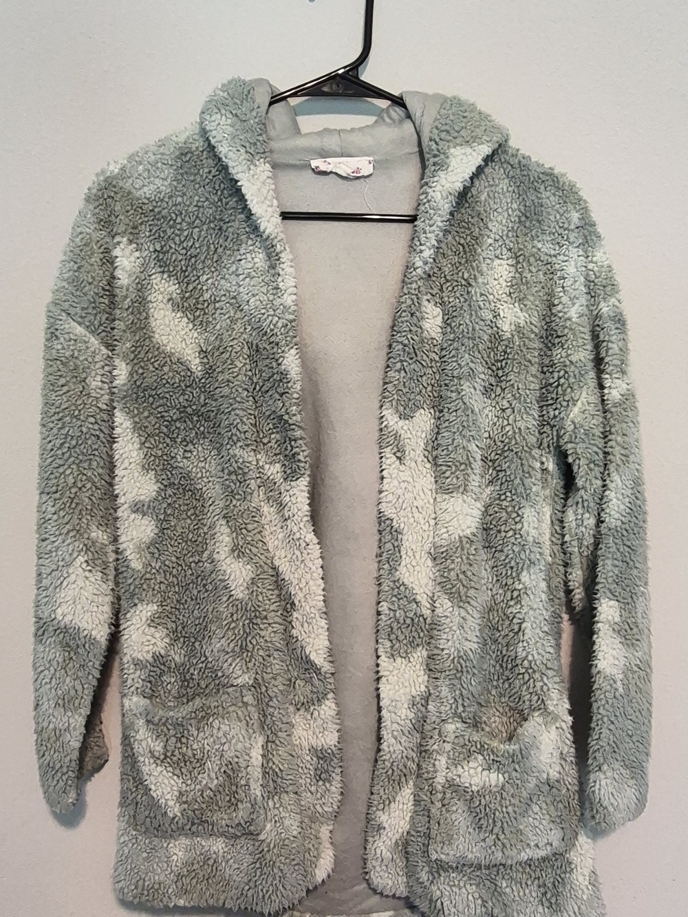 Hippie Rose Sherpa Camo Zip Jacket